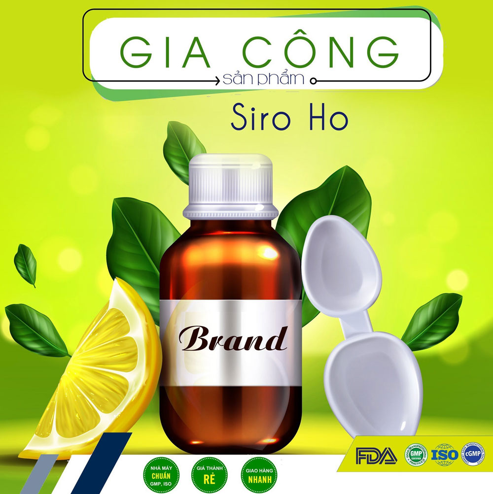 Gia công sản phẩm siro ho